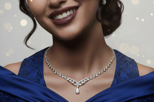 IGI Certified 14k White Gold Luxury Necklace - GuardianAngel Jewels