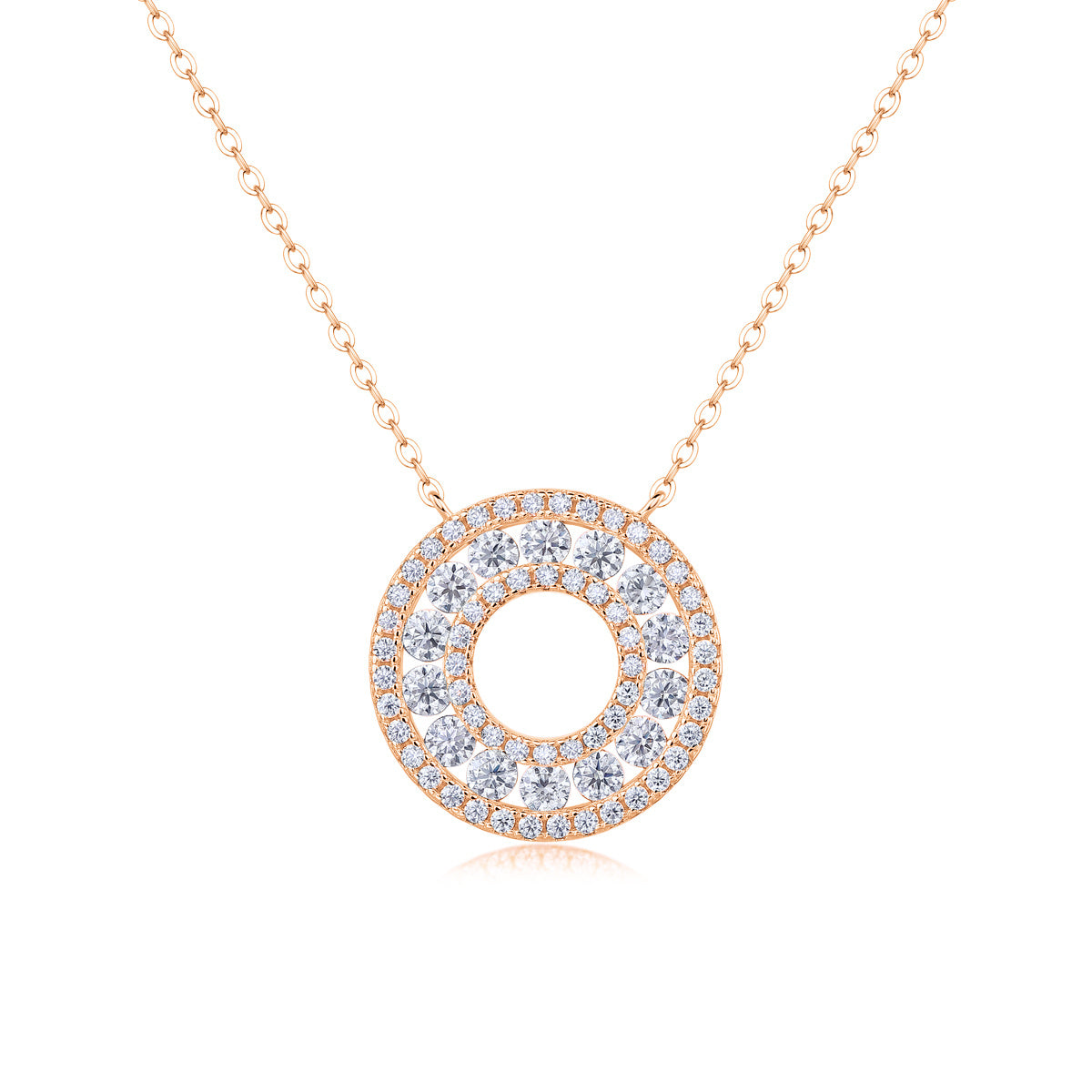 Elegant Solar Diamond Jewelry Pendant Set With Moissanite S925 Sterling Silver
