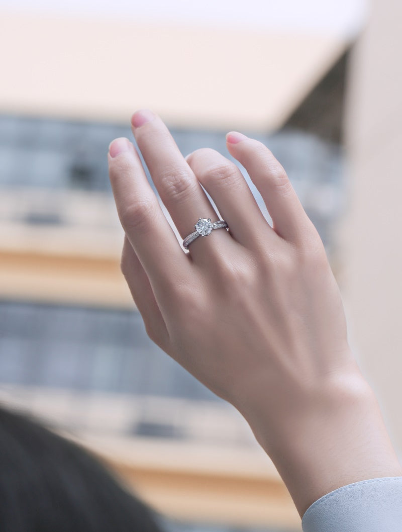 Eternity - Moissanite Diamond Wedding Ring