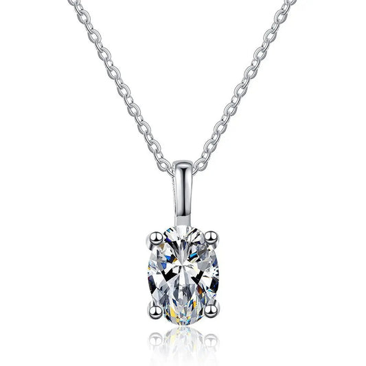1 Karat D Color Moissanite Necklace