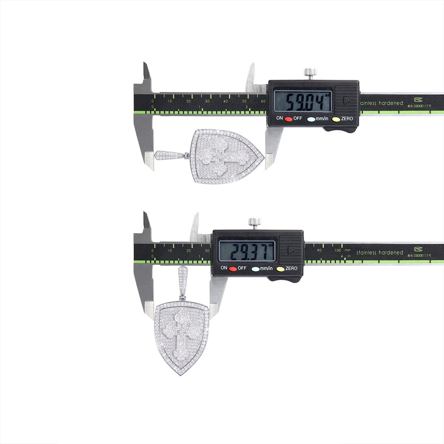 GRA Certified Starlight Shield Moissanite Platinum Pendant - GuardianAngel Jewels