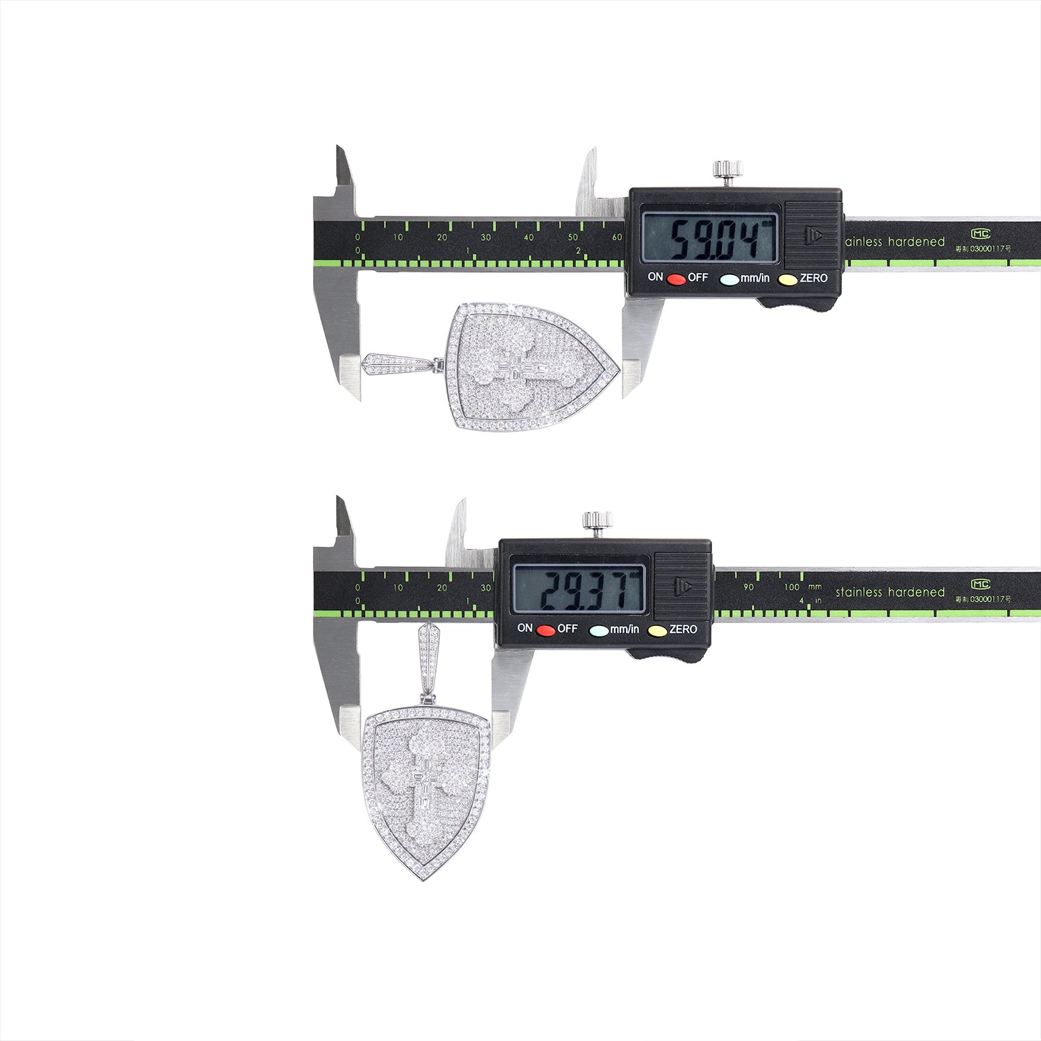 GRA Certified Starlight Shield Moissanite Platinum Pendant - GuardianAngel Jewels