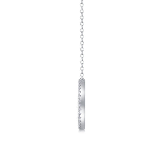 Elegant Solar Diamond Jewelry Pendant Set With Moissanite S925 Sterling Silver