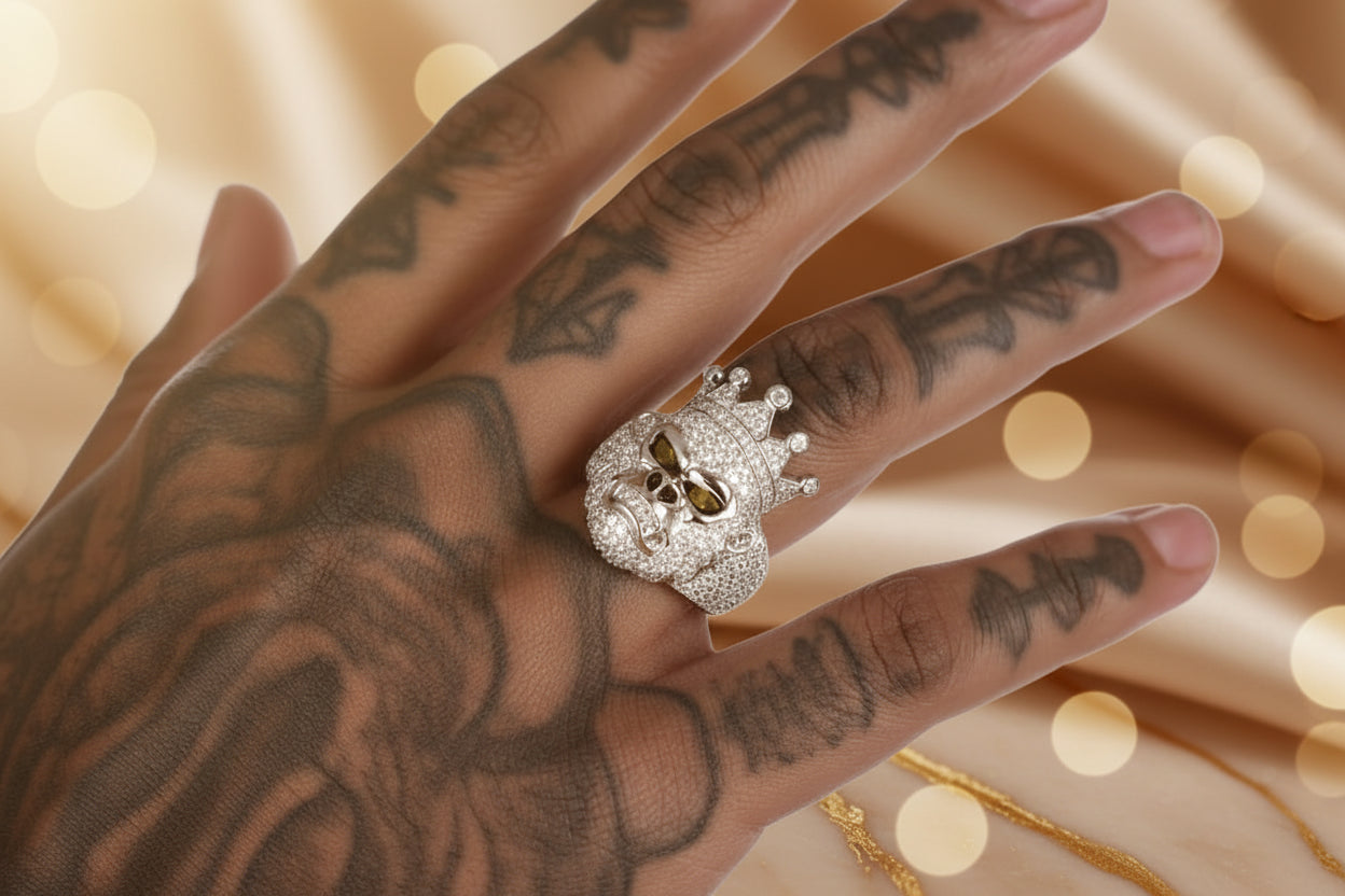 GRA Certified King Gorilla VVS1 Moissanite Animal Ring - GuardianAngel Jewels