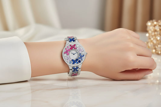 Luxury Butterfly Womens WristWatch - GuardianAngel Jewels