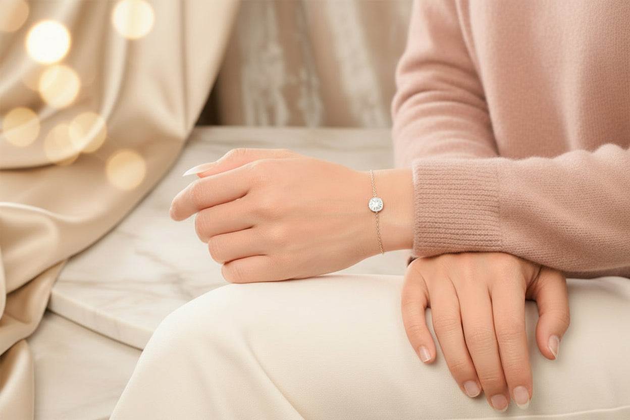 Harui - Moissanite Bracelet - GuardianAngel Jewels