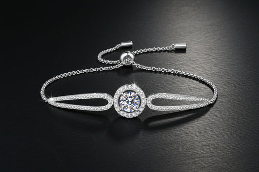 Beloved - 1 Carat Moissanite Tennis Bracelet Sterling Silver