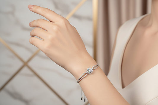 Beloved - 1 Carat Moissanite Tennis Bracelet Sterling Silver - GuardianAngel Jewels