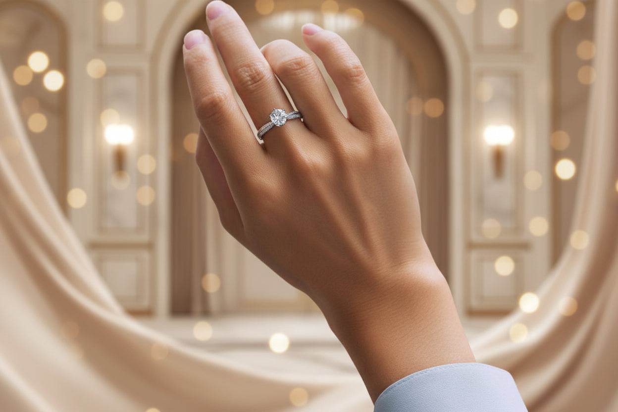 Eternity - Moissanite Diamond Wedding Ring - GuardianAngel Jewels